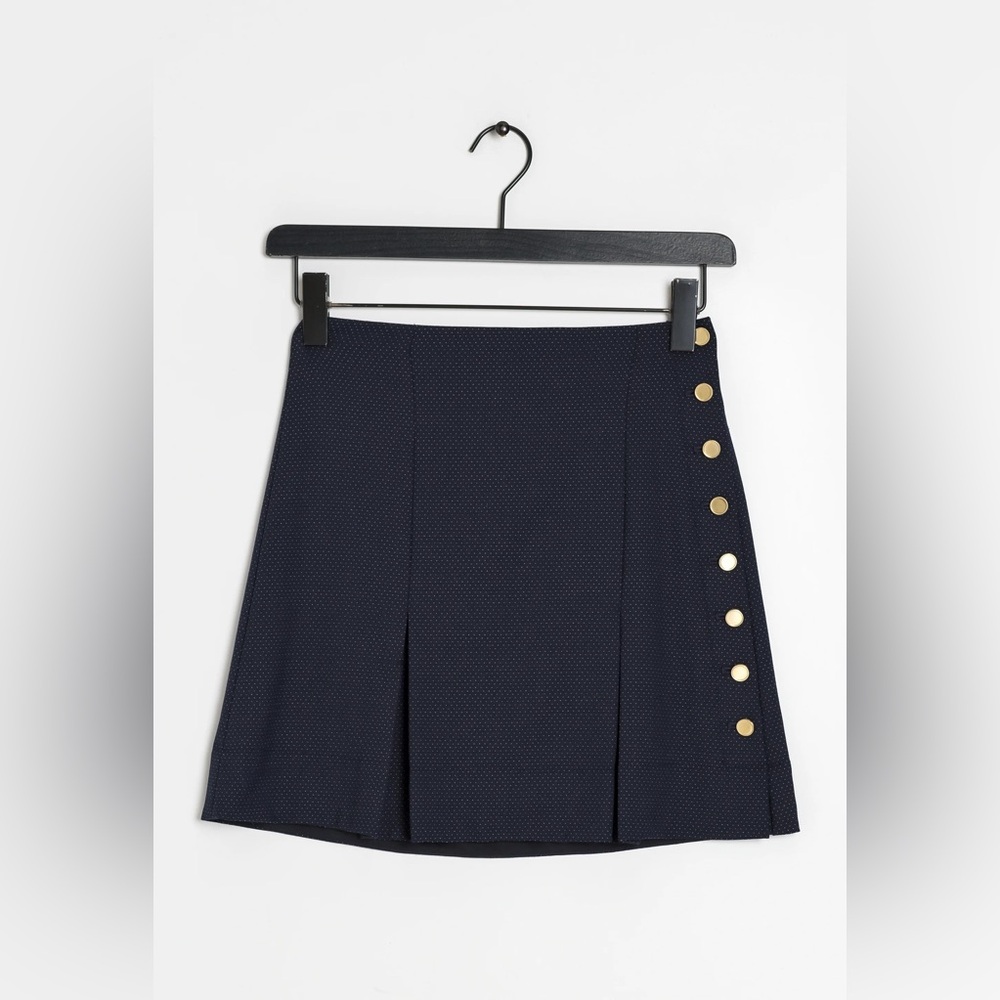 Club Monaco Polkadot A-line Skirt size 10 NWT